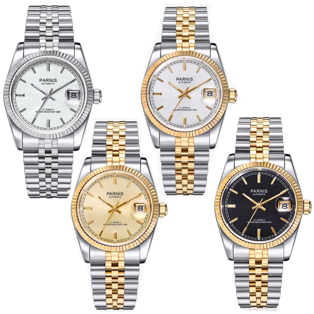 Rolex Watch Datejust - 파르니스 36mm 남성용 오토매틱 시계 미요타