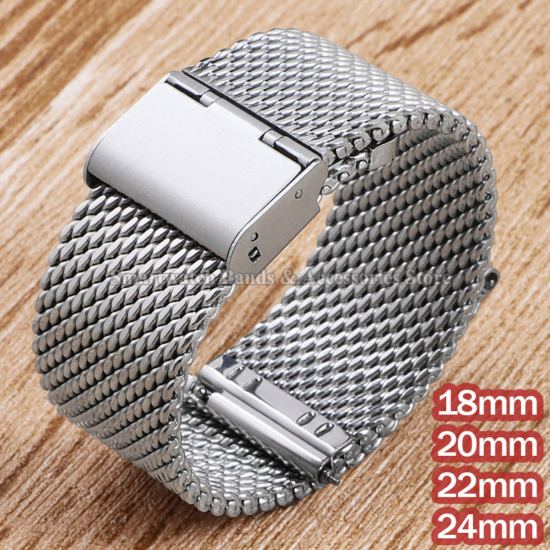 Mesh Strap Metal - 1.0 밀라노 메쉬 스틸 스트랩, 세이코