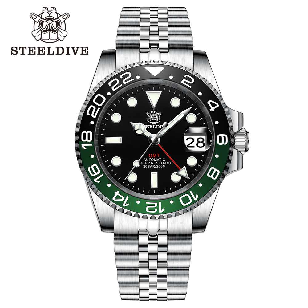 Seiko Watch 5 Sports - STEELDIVE SD1993 V2 양방향 세라믹 베젤