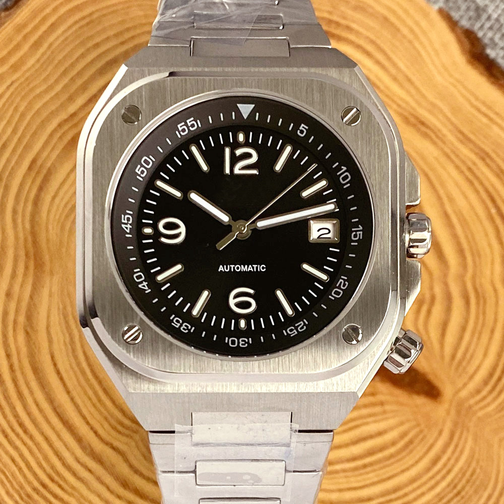 Rolex Watch Submariner - AR 사파이어 유리 42mm 스퀘어 스틸