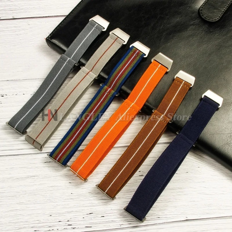 Parachute Strap Elastic - 타이드 스포츠 팔찌용 오메가용 세이코용 탄성
