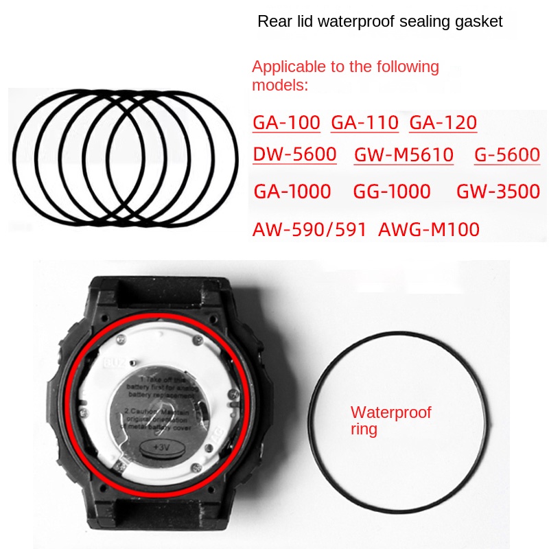 Casio Watch G-Shock Ga-2100 - 카시오 G-SHOCK 시계 씰링 링용 후면