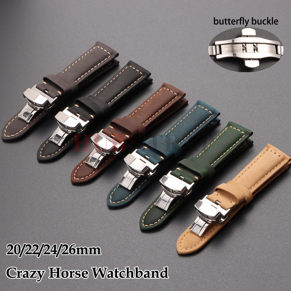 Suede Strap Watch - 20mm 22mm 24mm 26mm 오메가 비즈니스