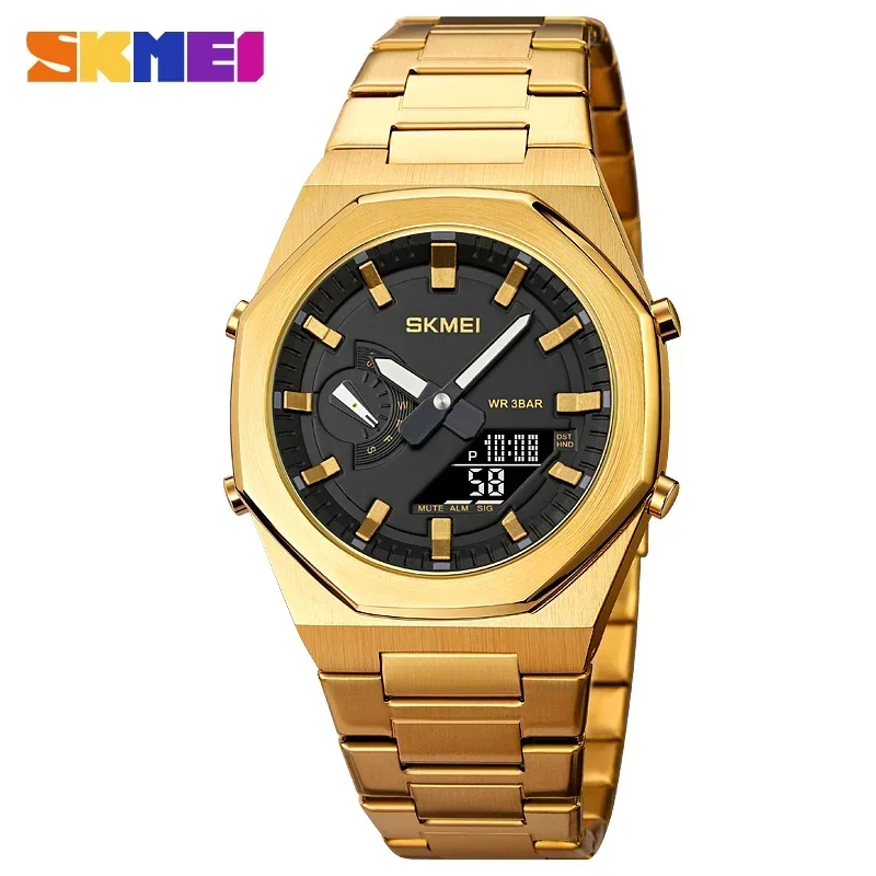 Cartier Watch Santos - SKMEI 1816 라이트 데이트 방수 손목시계,