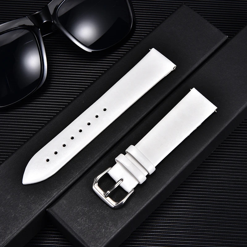 Suede Strap Watch - 초박형 송아지 가죽 시계 밴드 남성