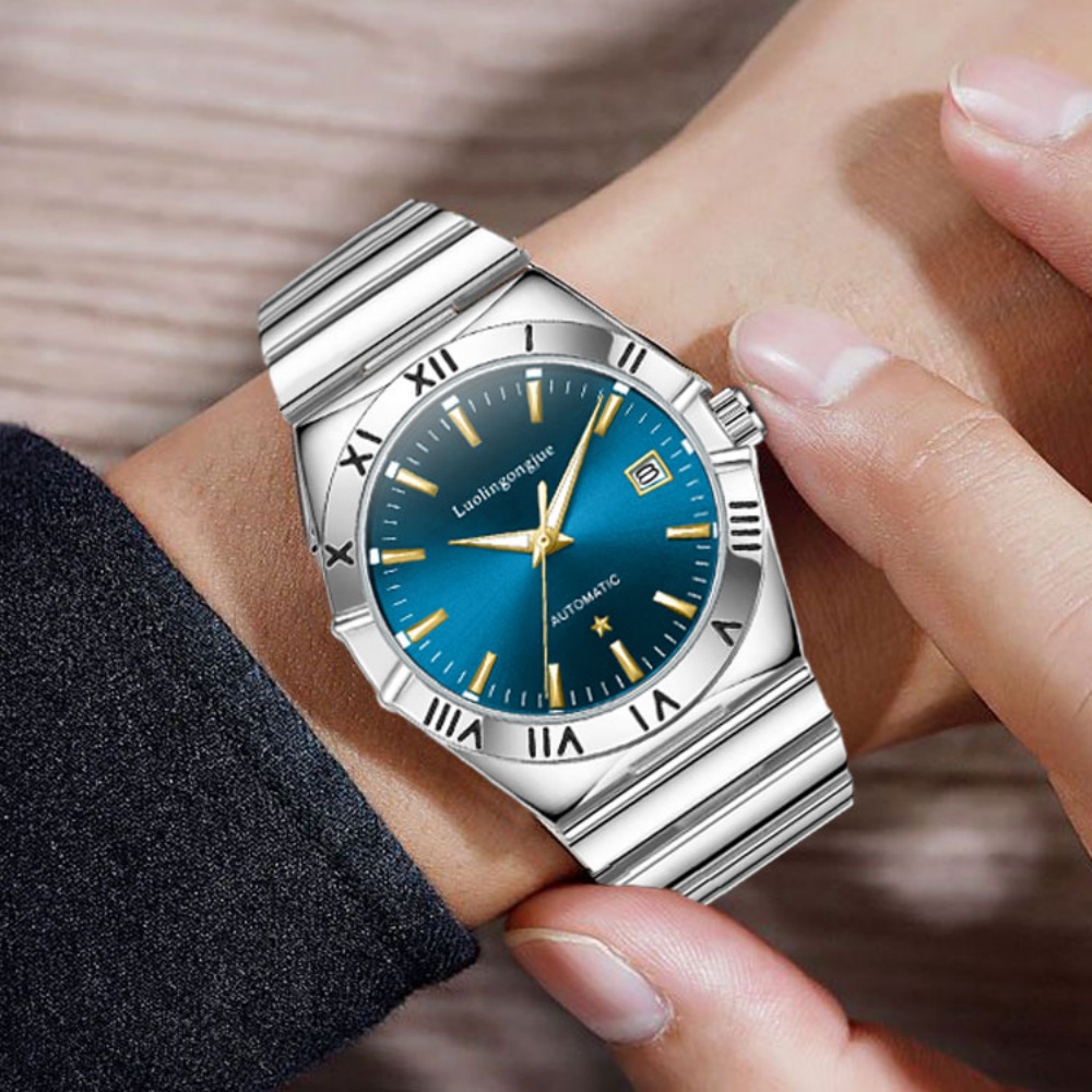 Butterfly Clasp Deployant - 정품 브랜드 비즈니스 캐주얼 남성용 시계,