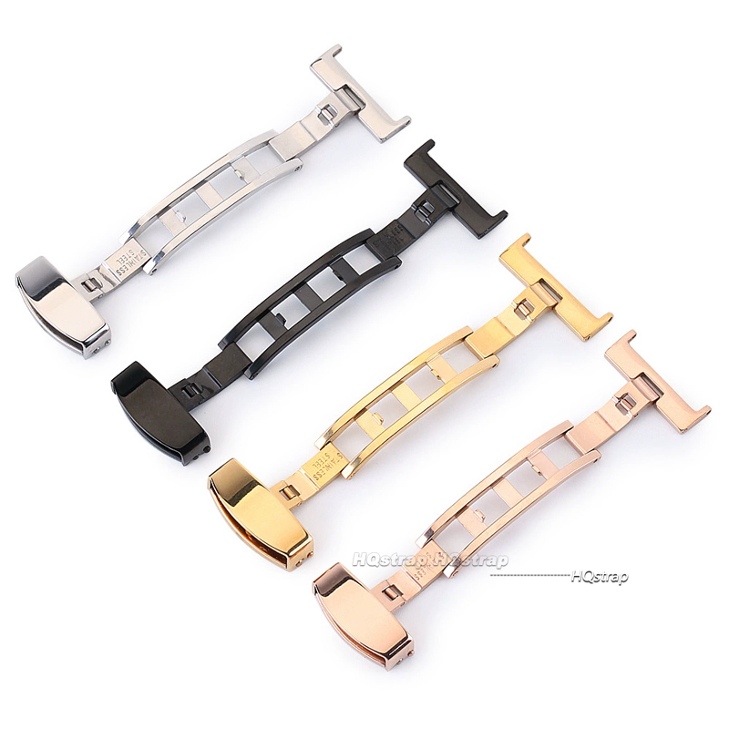 316L 스테인레스 스틸 나비 버클 시계 밴드 광택 버 - Butterfly Clasp Deployant 리뷰 및 가격