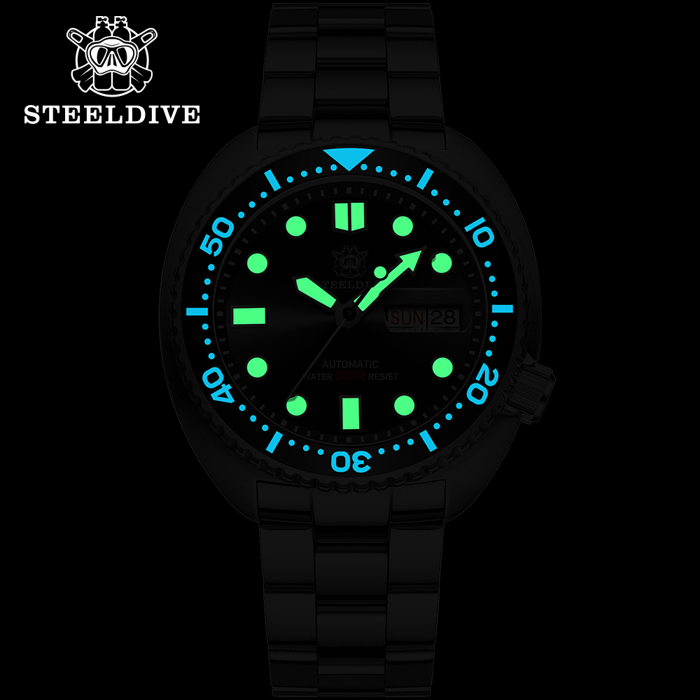STEELDIVE 브랜드 자동 무브먼트 블랙 다이얼 스 - Seiko Watch Prospex 리뷰 및 가격
