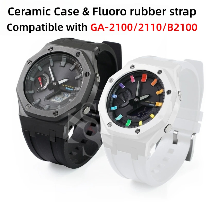 2100 모드 키트 세라믹 시계 케이스 키트, 나일론  - Casio Watch G-Shock Ga-2100 리뷰 및 가격