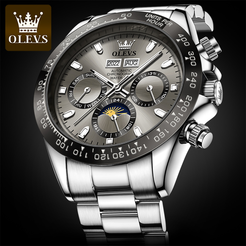 OLEVS 6654 럭셔리 남성용 시계 크로노 그래프  - Seiko Watch 5 Sports 리뷰 및 가격