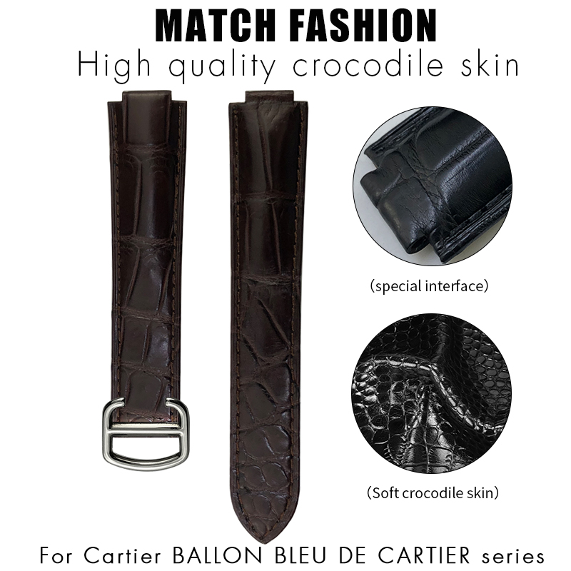 악어 가죽 시계 스트랩, 볼론 블루 드 카르티에 볼록  - Cartier Watch Ballon Bleu 리뷰 및 가격