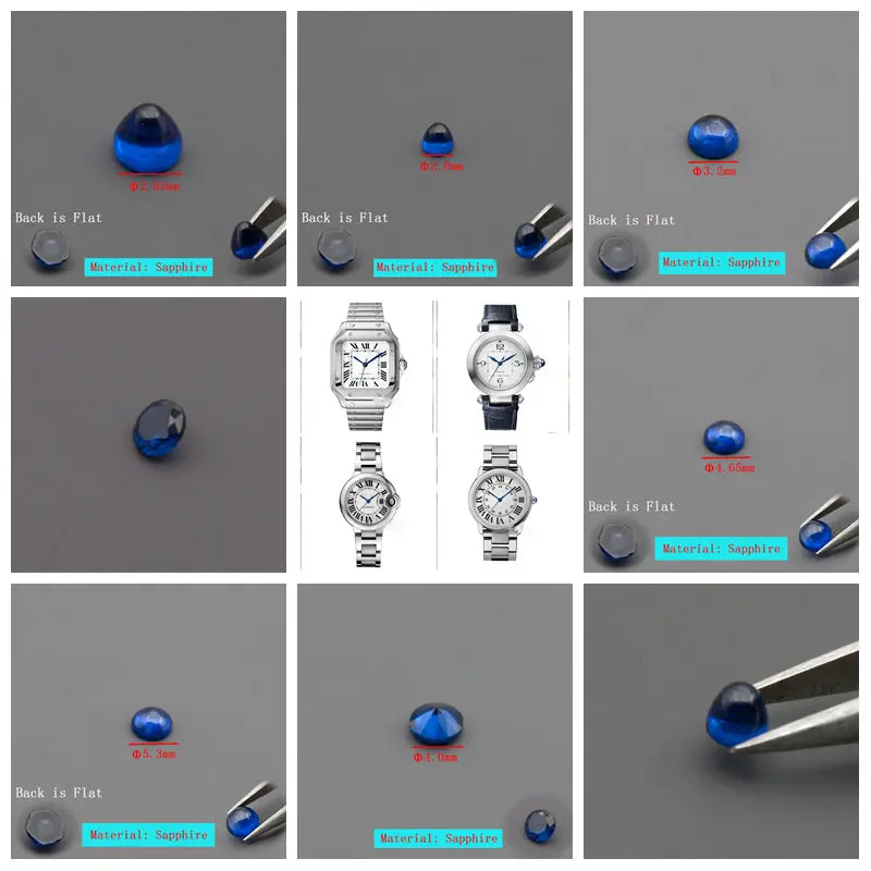 라운드 블루 사파이어가 장착된 시계 크라운, 여러 까르 - Cartier Watch Ballon Bleu 리뷰 및 가격