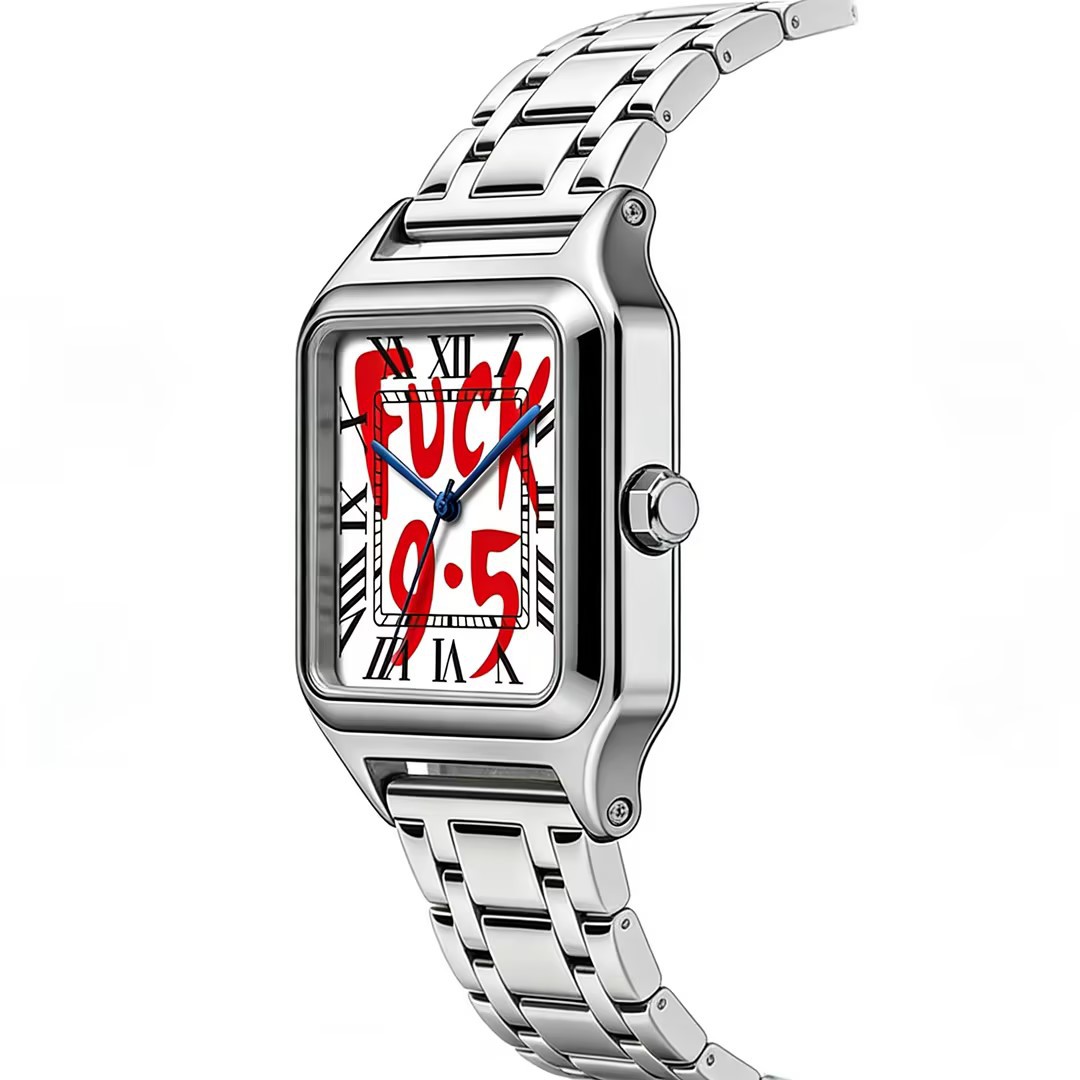FUCK9.5 스테인리스 스틸 합금 사각 다이얼 심플하 - Cartier Watch Santos 리뷰 및 가격