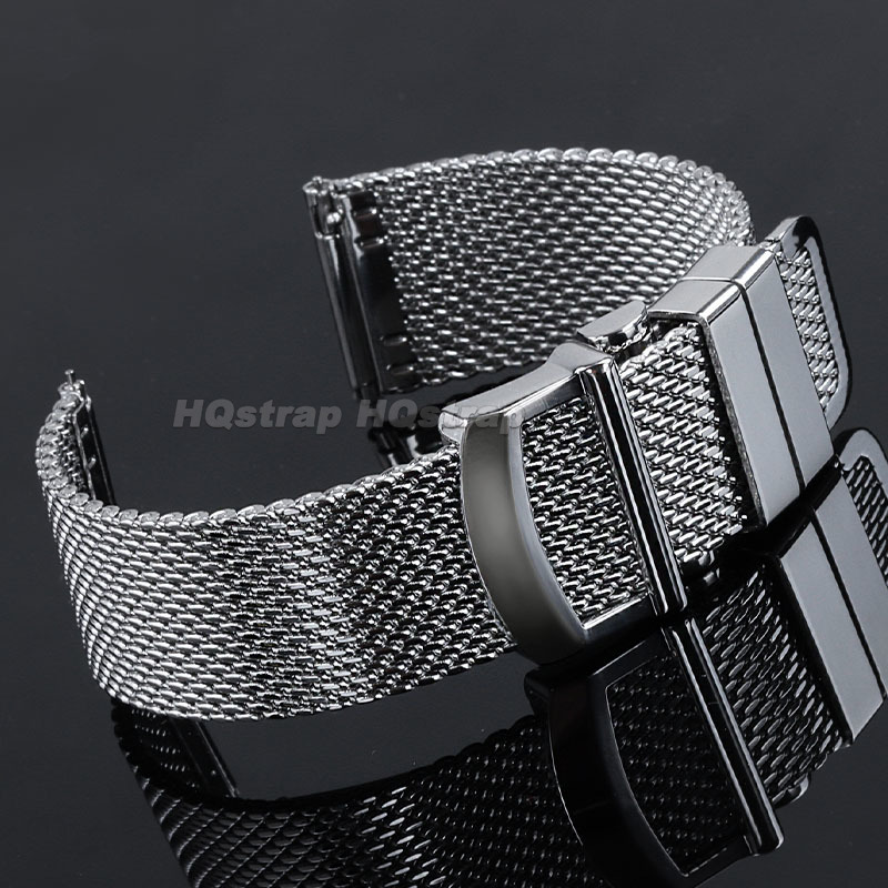 IWC 파일럿용 밀라노 메쉬 시계줄 오메가 폴딩 버클  - Mesh Strap Metal 리뷰 및 가격