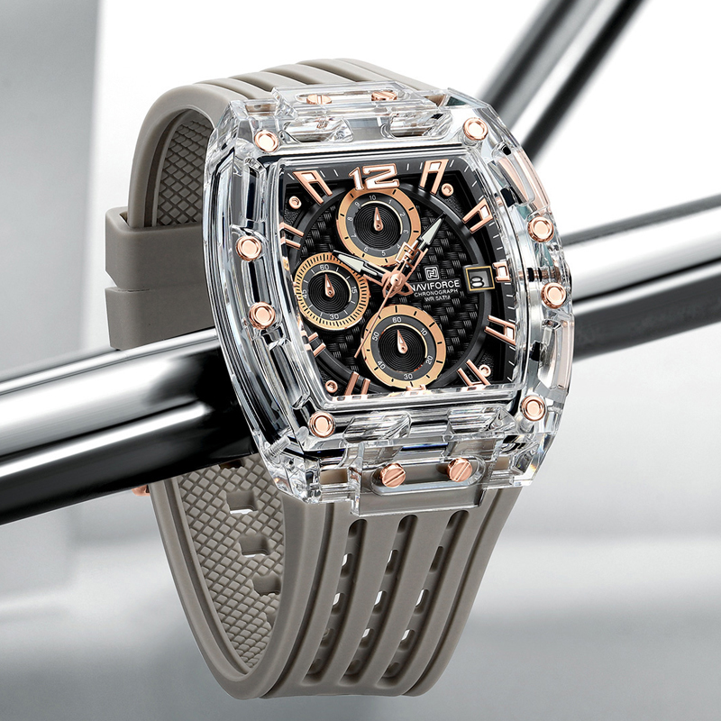 새로운 NAVIFORCE 남자 석영 다기능 시계 패션  - Rolex Watch Datejust 리뷰 및 가격