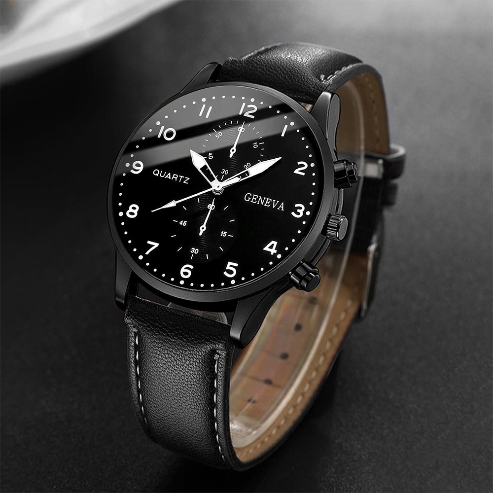 남성 비즈니스 시계 패션 로마 다이얼, 여성 가죽 밴드 - Leather Watch Band Men 리뷰 및 가격