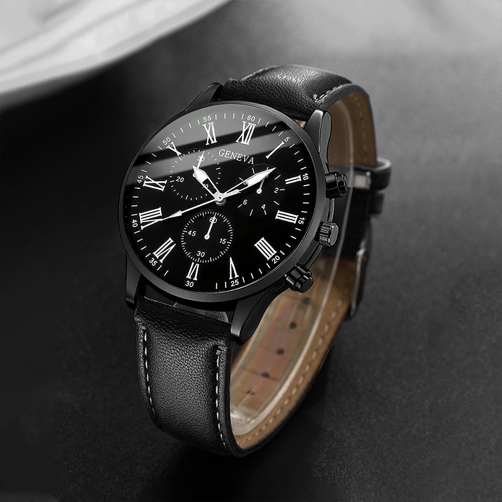 남성 비즈니스 시계 패션 로마 다이얼, 여성 가죽 밴드 - Leather Watch Band Men 리뷰 및 가격