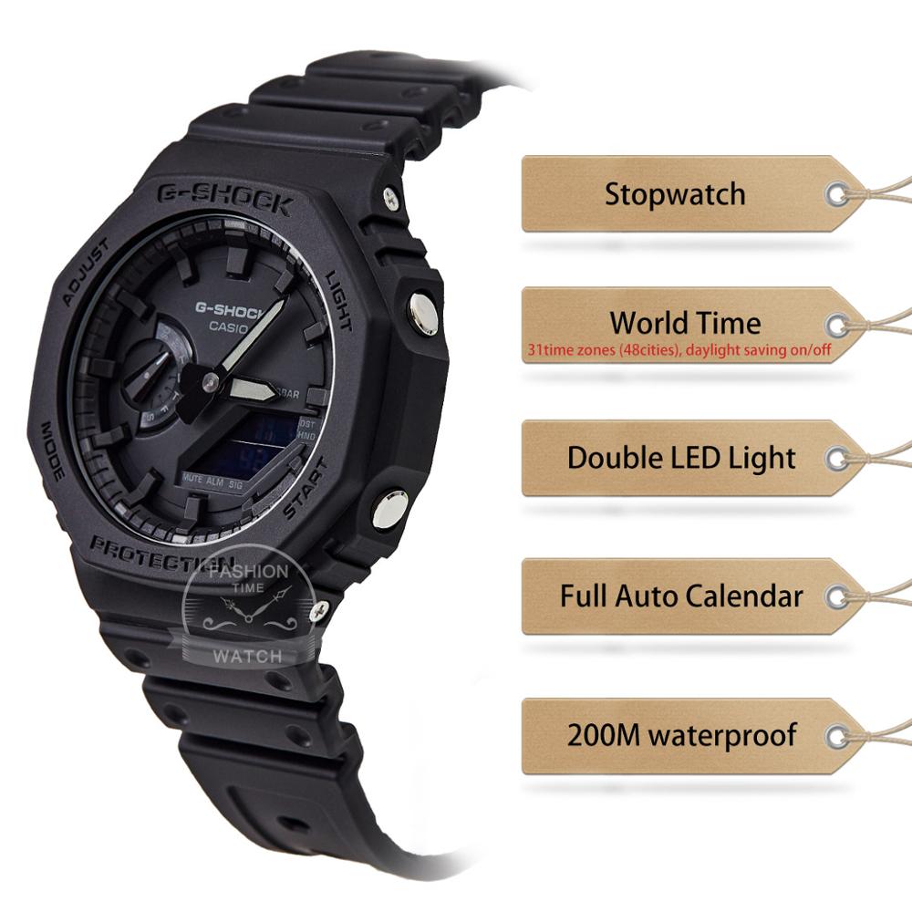 카시오 시계 남성용 g 쇼크 초박형 시계 스포츠 200 - Casio Watch G-Shock Ga-2100 리뷰 및 가격